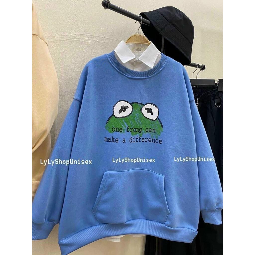 ÁO HOODIE NAM NỮ IN HÌNH CHÚ ẾCH SIÊU DỄ THƯƠNG CHẤT VẢI MỀM MỊN HÀNG BAO XINH BAO CHẤT LƯỢNG