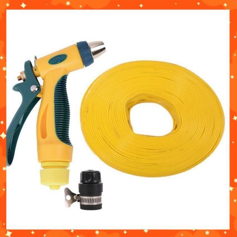 Bộ dây vòi xịt nước rửa xe,tưới cây tăng áp 3 lần 3-5m