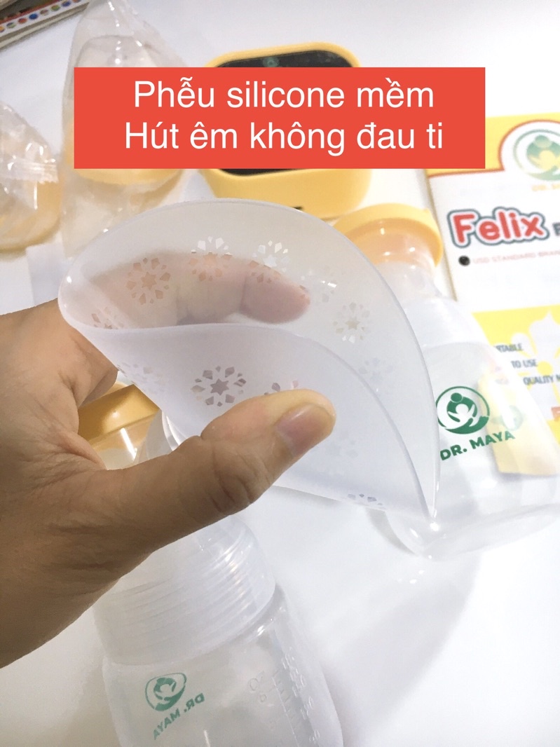 Máy hút sữa Điện Đôi Felix 9 Lạc lạc Dr.maya cấp độ hút chuyên sâu ( Bảo Hành 12 Tháng + Kèm phiếu)