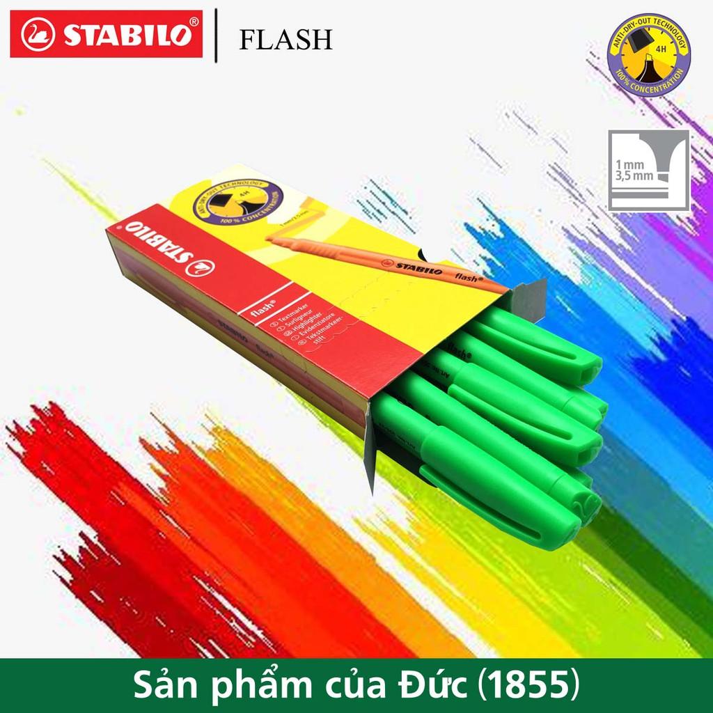 Hộp 10 cây bút dạ quang STABILO FLASH (HL555/10