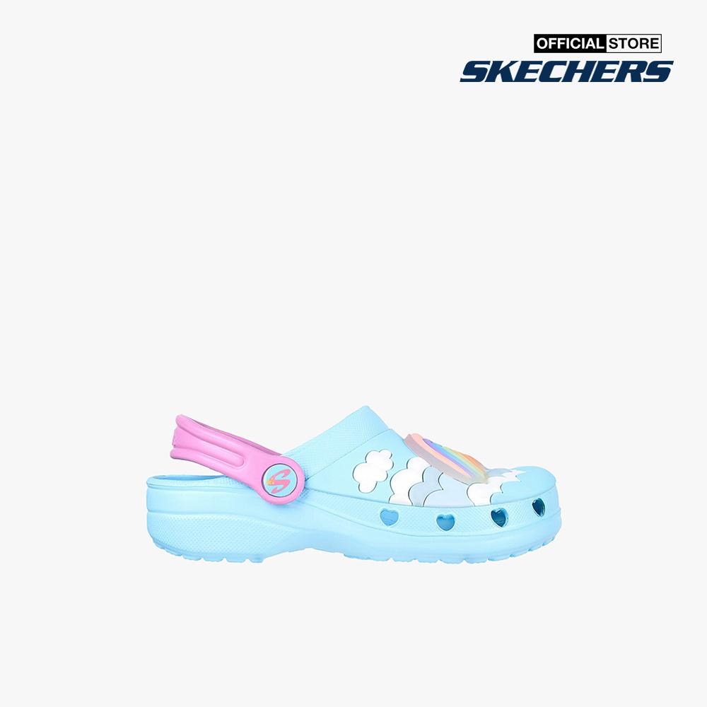 SKECHERS - Giày đế bệt nữ mũi tròn phối quai Heart Charmer 308027L