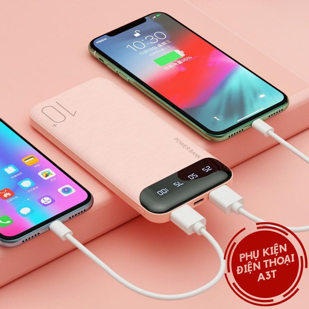 Sạc dự phòng tích hợp màn hình Led Dung Lượng 10000MAH WK-161 {Bảo Hành 12 tháng