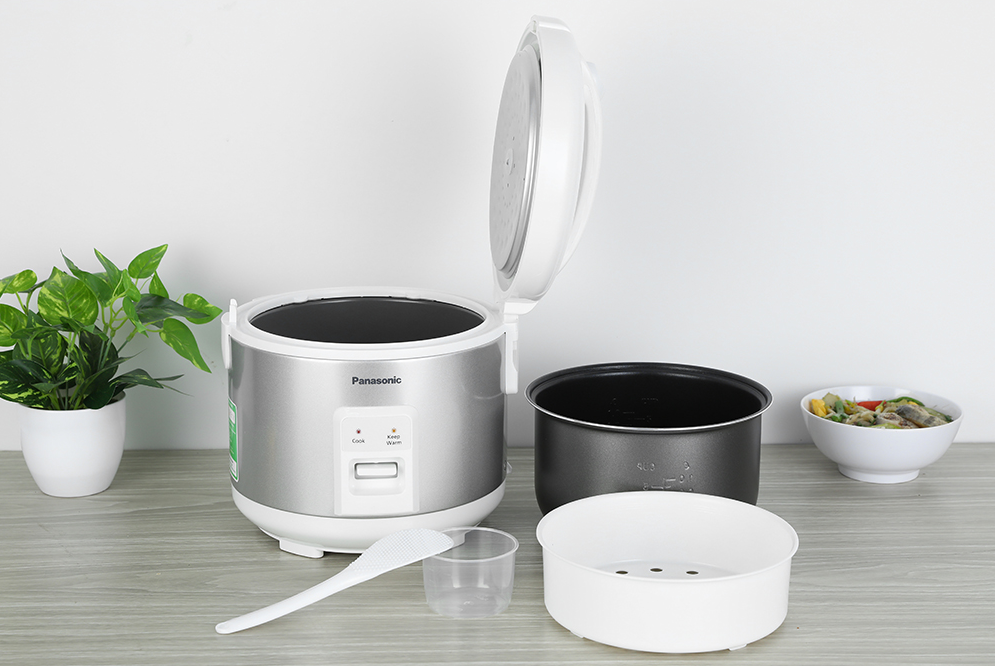 Nồi cơm nắp gài Panasonic 1 lít SR-MVN10LRAX - Hàng Chính Hãng - Chỉ Giao Hà Nội