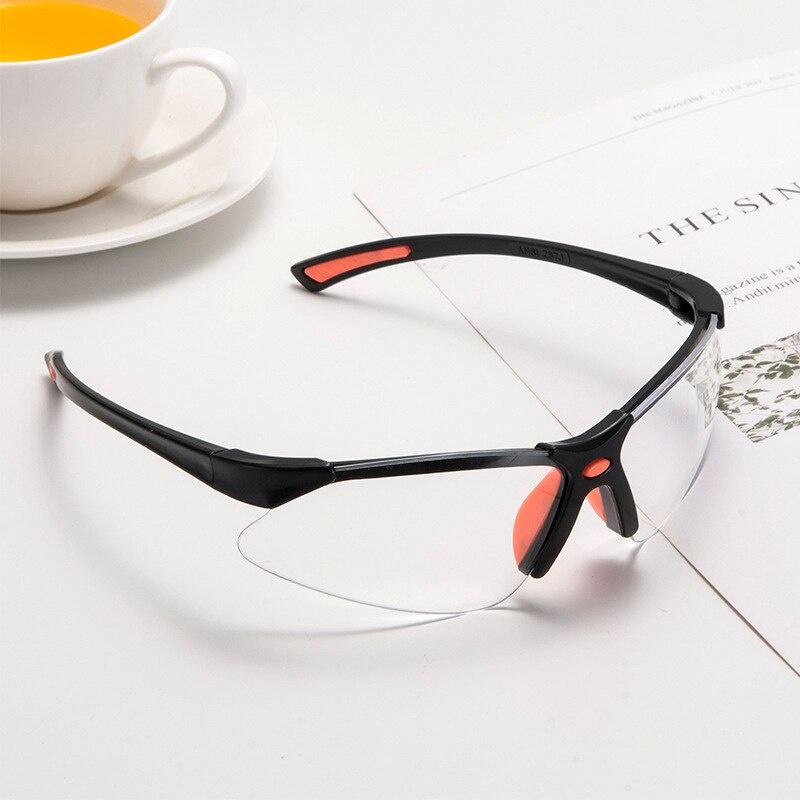 Cycling Glasses Windproof Safety Eye Protection Transparent Clear Goggles Glasses Outdoor Tactical Sports Glasses Men Goggles
