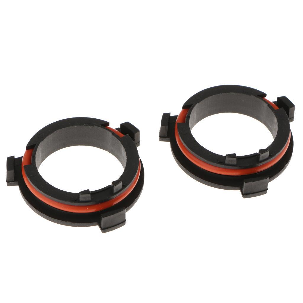 2 Pair H7 LED Bulb Headlight Holder Conversion For Opel Vauxhall Astra