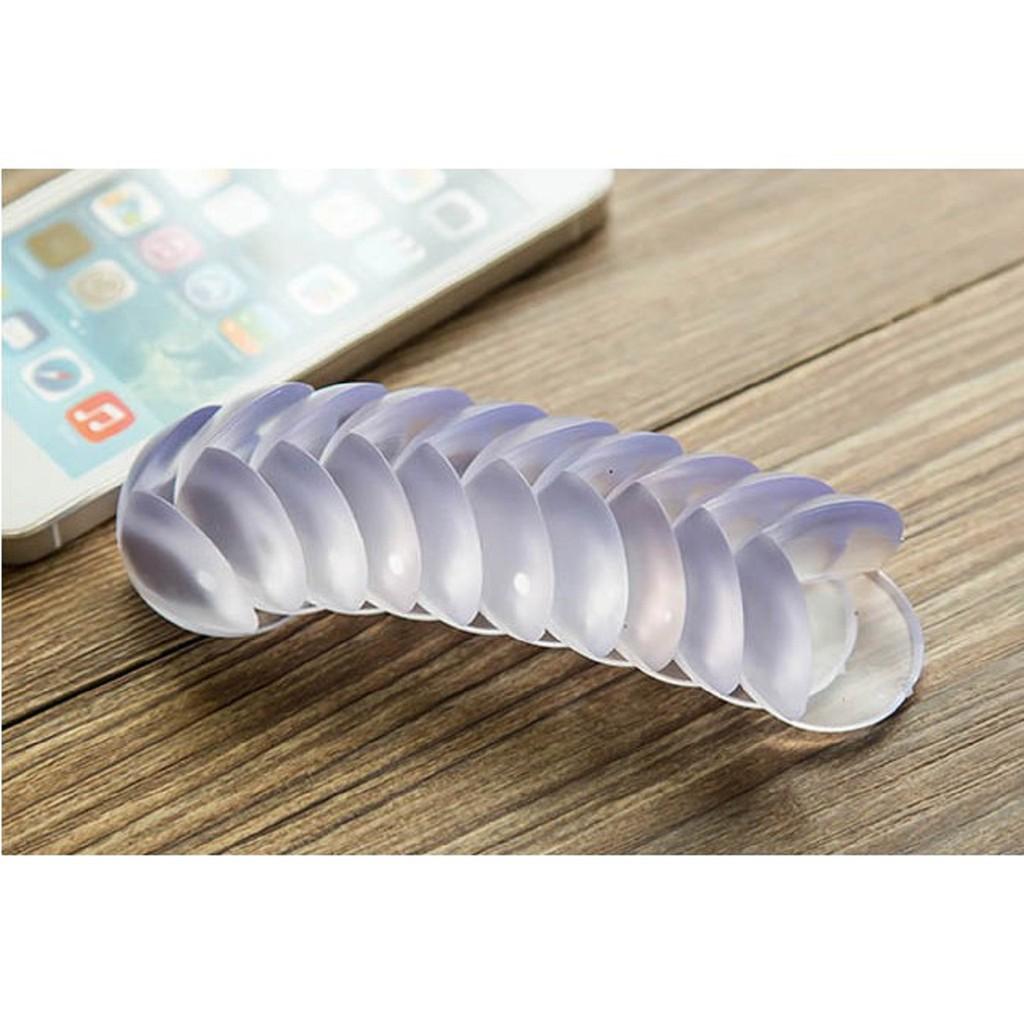 Set 4 Miếng Bịt Góc Bàn, Bọc Cạnh Bàn Silicon An Toàn Cho Bé 88258