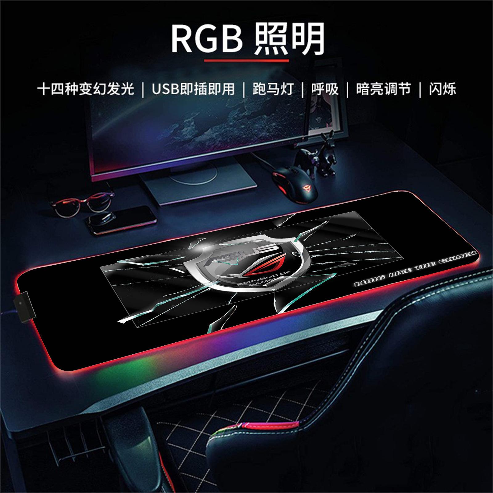 Tấm lót chuột sạc không dây Xinyifu phong cách mới nhất tấm lót bàn chơi game phát sáng RGB quá khổ tấm lót máy tính tấm lót chuột LED sạc không dây