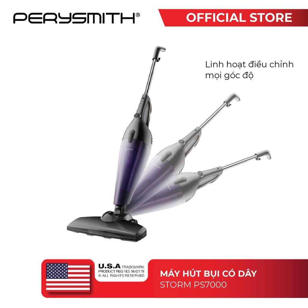 Máy hút bụi cầm tay PerySmith Storm PS7000 (700W) có dây lực hút 10000PA - Hàng chính hãng