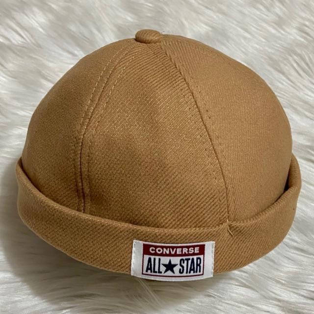 nón Beanie vành tròn phong cách Retro Hàn Quốc Nam/Nữ