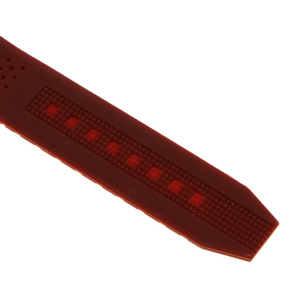 Silicone Watch Band Belt Soft Rubber Replacement Wristwatch Strap Waterproof