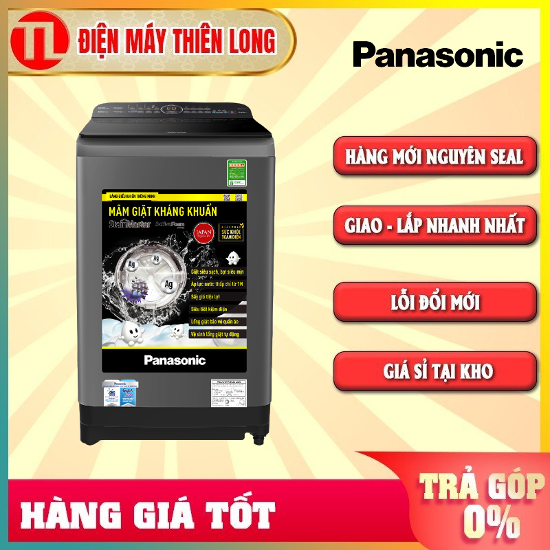 Máy giặt Panasonic 8.5 kg NA-F85A9DRV lồng đứng-Hàng chính hãng