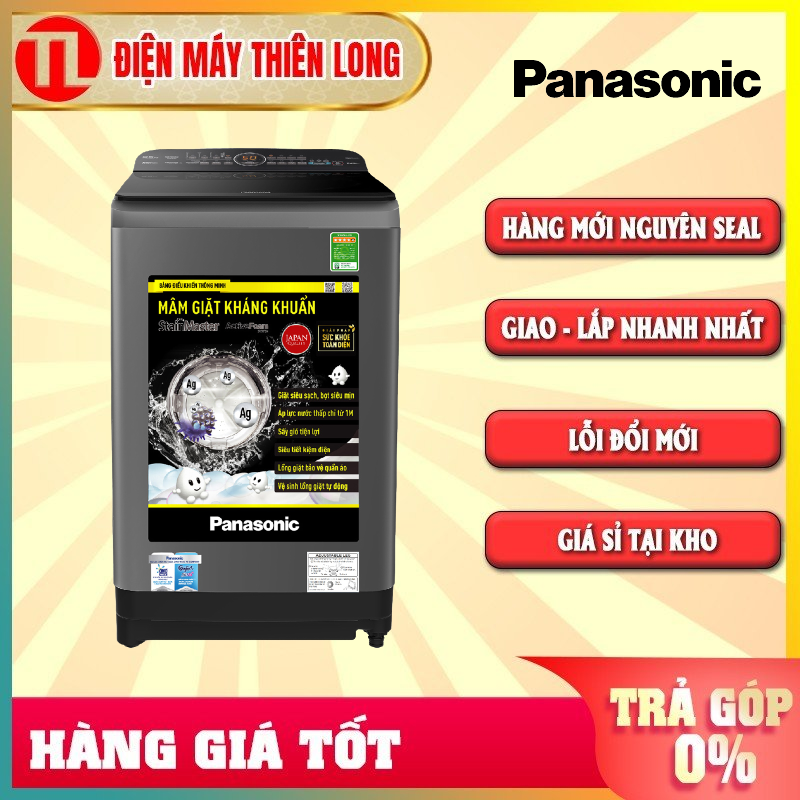 Máy giặt Panasonic lồng đứng 8.5 Kg NA-F85A9DRV - Hàng chính hãng