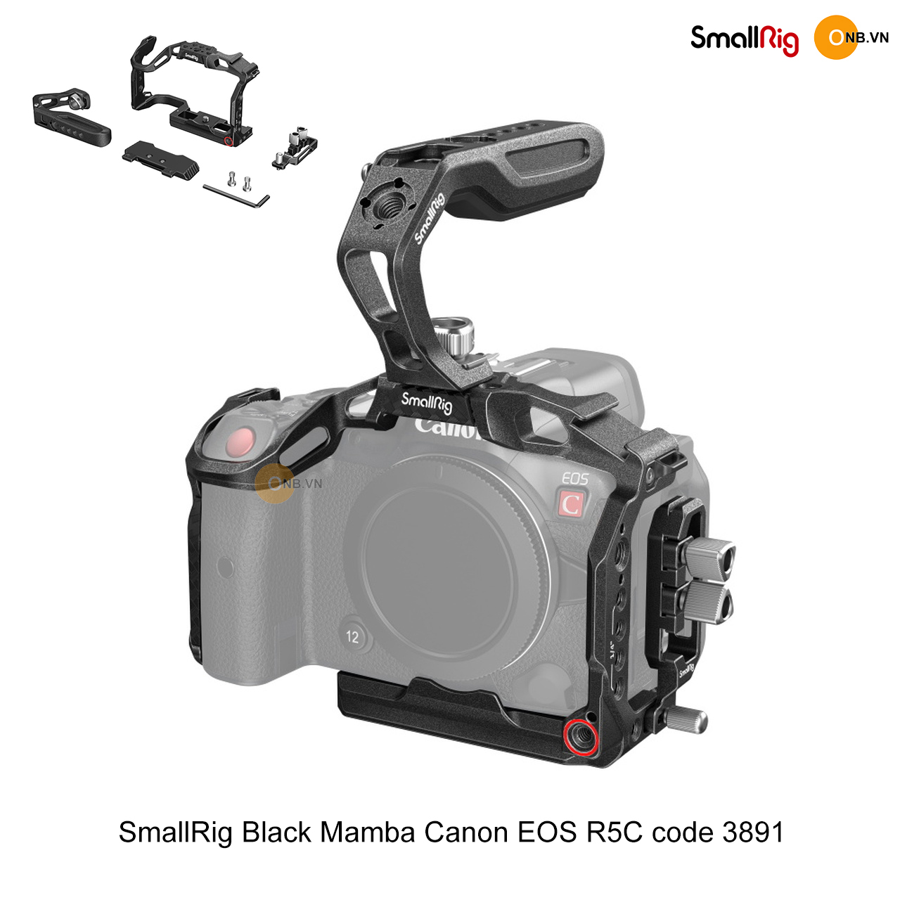 SmallRig Black Mamba Full kit EOS R5C code 3891