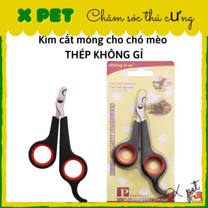 Kìm cắt móng cho chó mèo thép không gỉ PETZ kéo cắt móng cho thú cưng dễ dàng tiện lợi