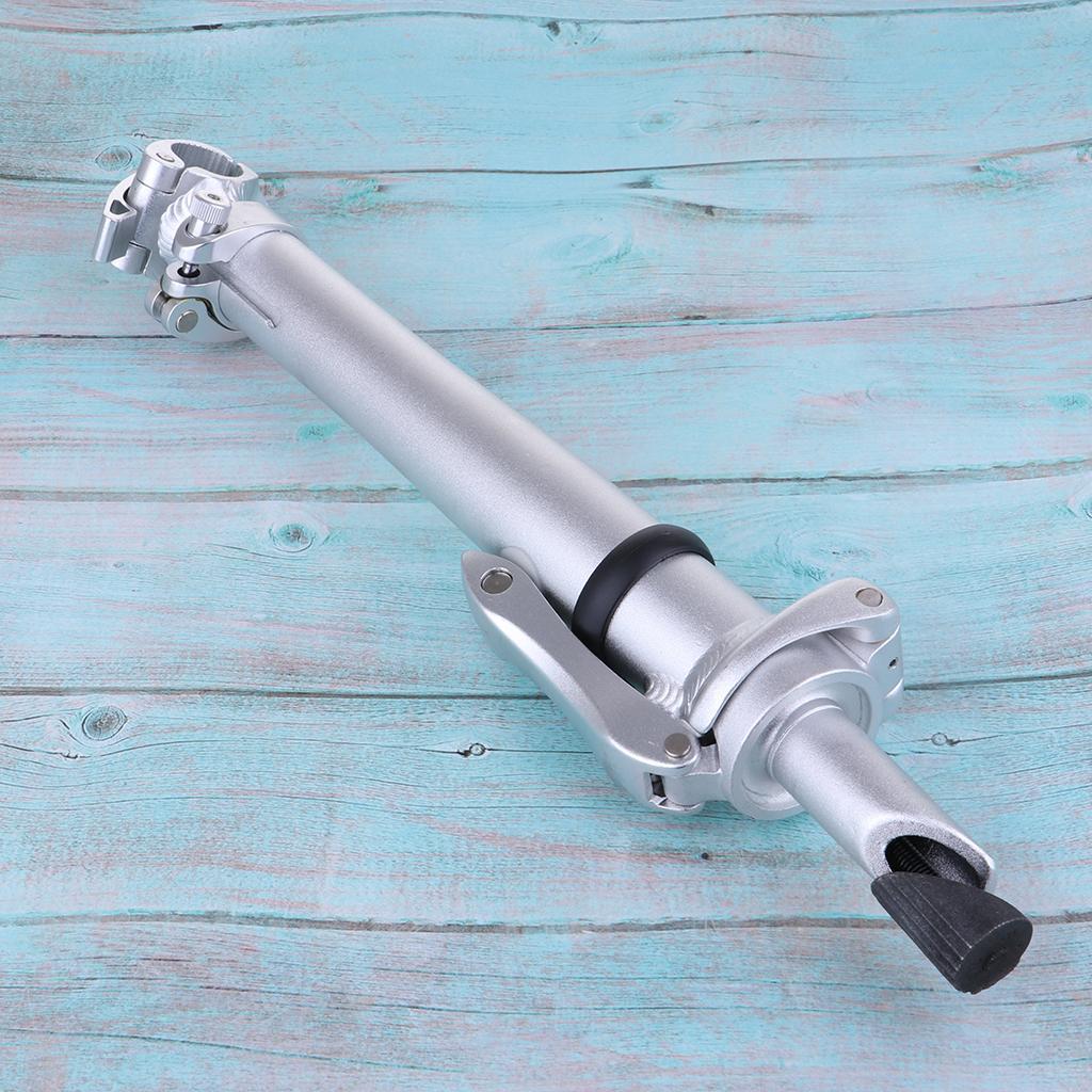 Folding Bike Handlebar Stem Bike Quill Stem Riser Black