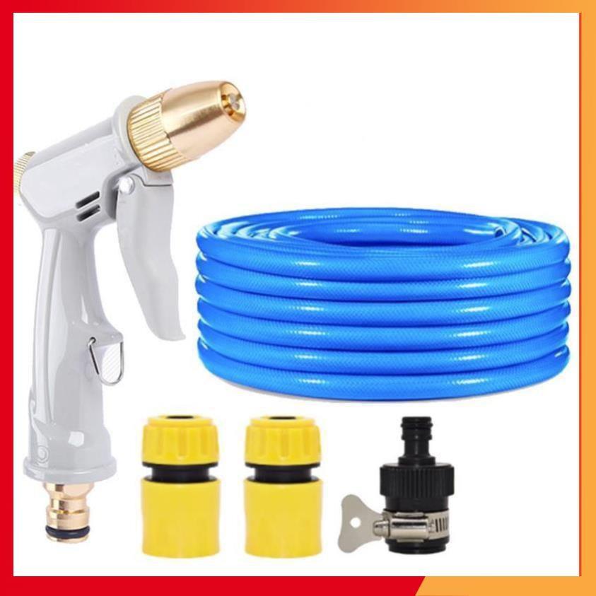 Bộ dây vòi xịt nước rửa xe, tưới cây tăng áp 3 lần, loại 20m 206846
