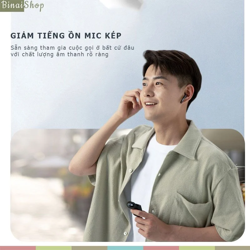 Edifier LolliPods - Tai Nghe Không Dây Bluetooth V5.3, Màng Loa 13mm, Pin 28h, Hỗ Trợ App EDIFIER CONNECT -Hàng chính hãng
