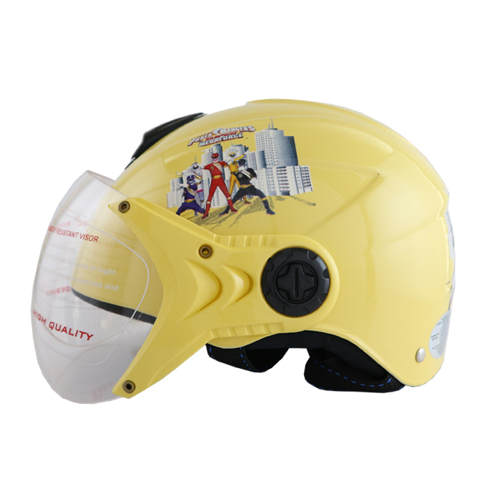 Mũ bảo hiểm trẻ em 1/2 đầu có kính hình siêu nhân cho bé trai chính hãng Bktec nón bảo hiểm cao cấp