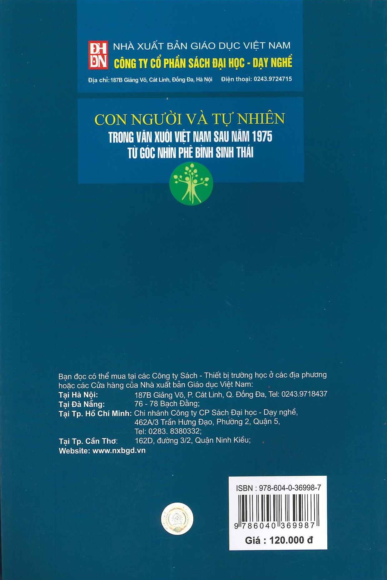 Con Người Và Tự Nhiên Trong Văn Xuôi Việt Nam Từ Sau Năm 1975 Từ Góc Nhìn Phê Bình Sinh Thái (Tái bản lần thứ nhất) - Trần Thị Ánh Nguyệt, Lê Lưu Oanh