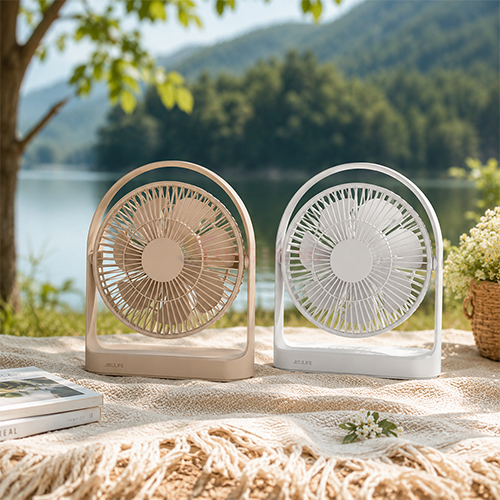 Quạt mini tích điện để bàn Jisulife Table Fan Life5 4000mAh - Hàng chính hãng