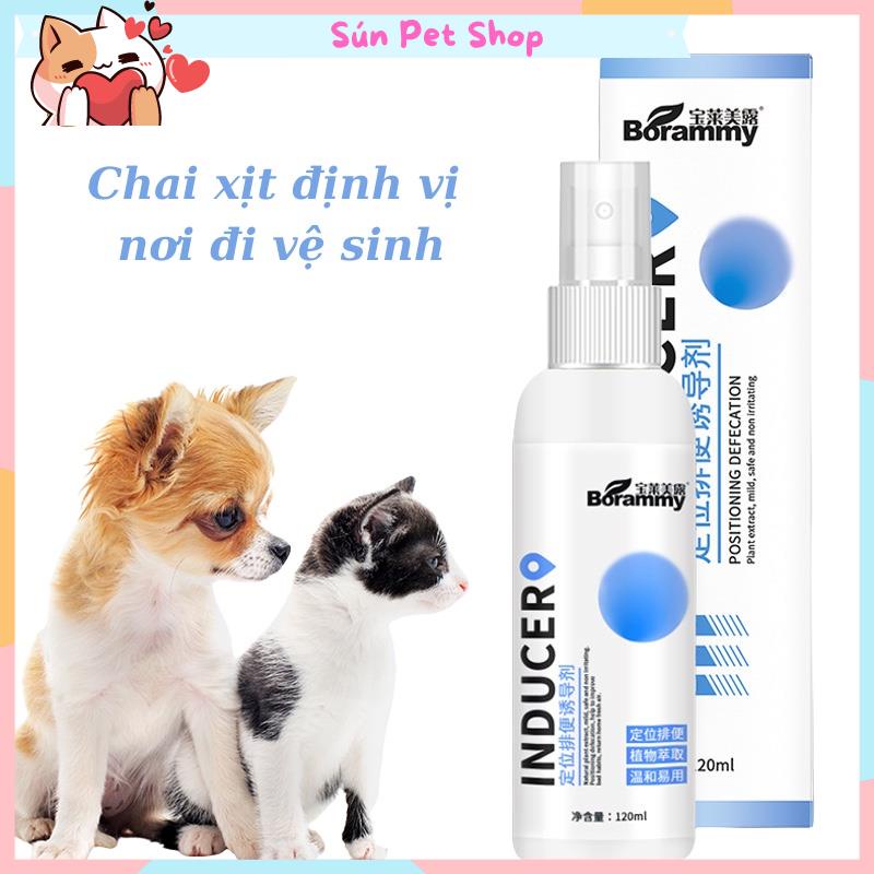 Chai xịt định vị nơi đi vệ sinh cho chó mèo