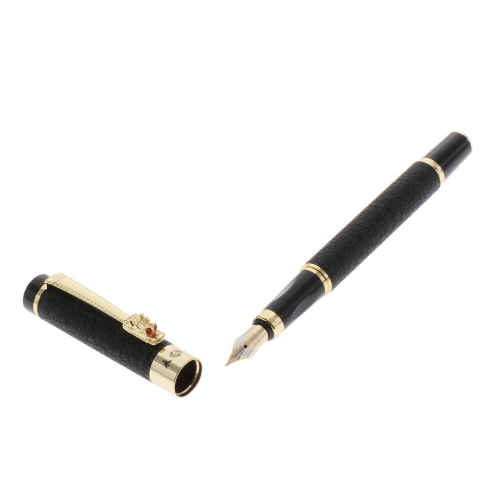Elegant Fountain Pen, Business , School Student Supplies Black