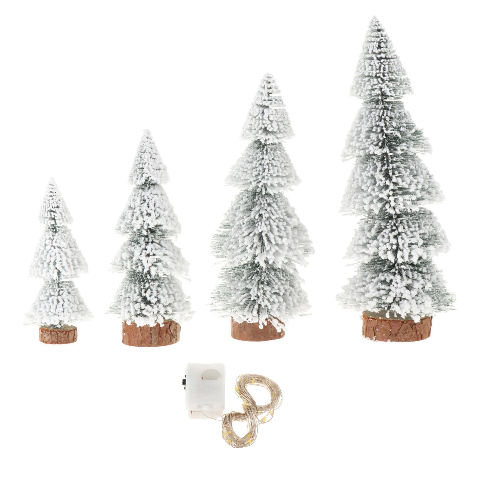 Artificial Christmas Tree Ornament with Lights for Xmas Office Shop Showcase