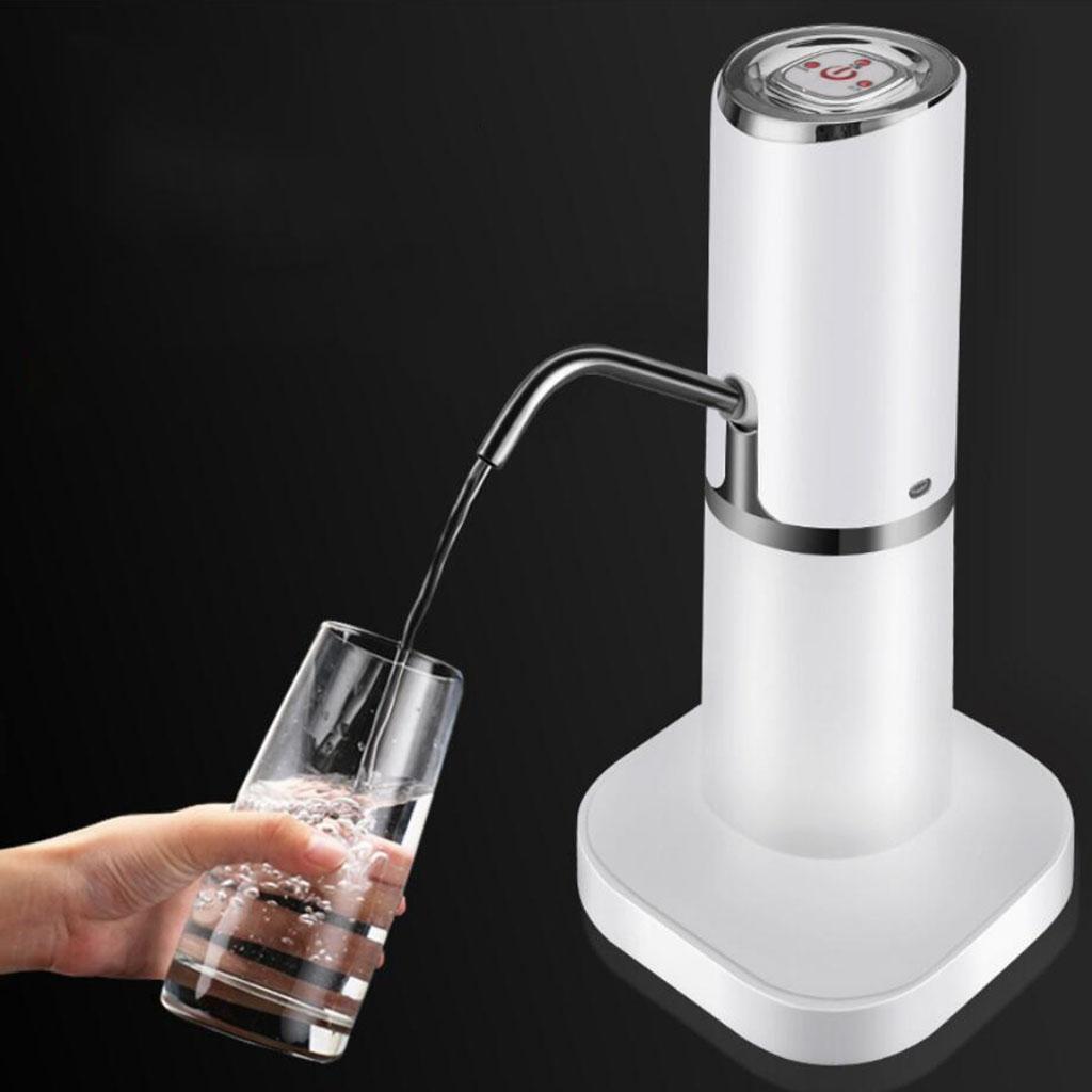 Water Bottle Pump Intelligent Quantitative USB Charging for Camping
