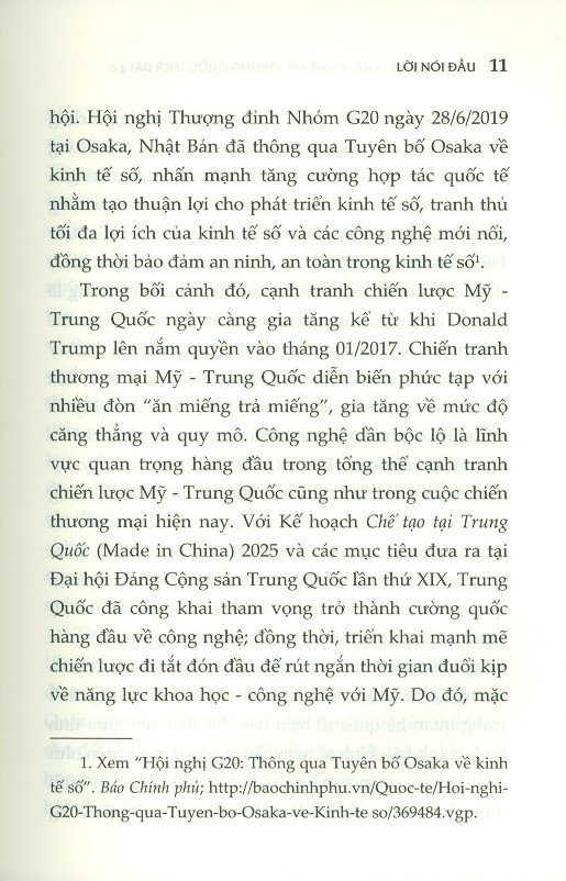 Cạnh Tranh Công Nghệ Mỹ – Trung Quốc Thời Đại 4.0 (Sách Chuyên Khảo)