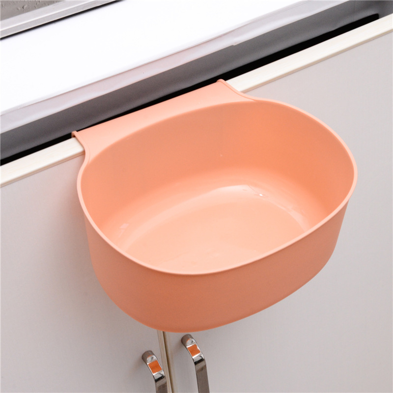 Giỏ đựng rác tiện dụng treo cửa tủ - màu ngẫu nhiên
