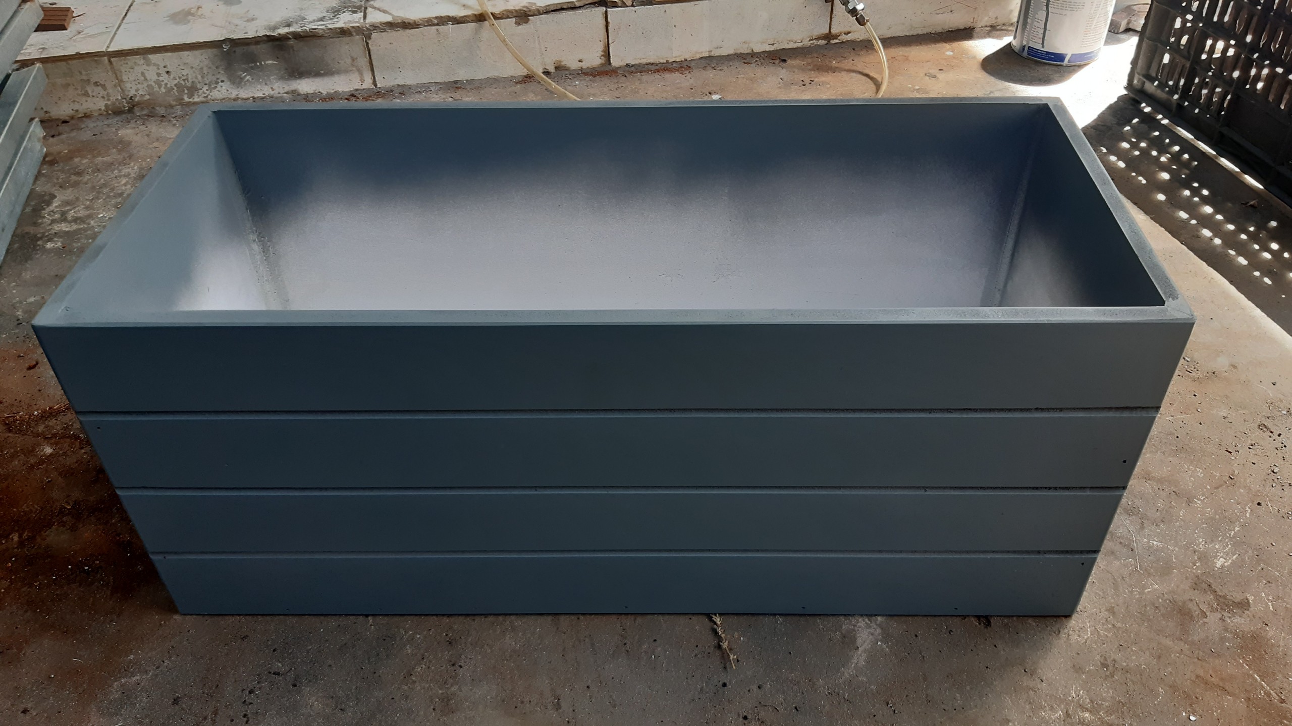Chậu nhựa composite 80x30x30