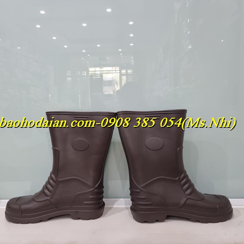 Ủng Xốp Màu Nâu Siêu Nhẹ Chống Thấm Nước Hãng VAC - Đầy đủ Size- Hình Thật