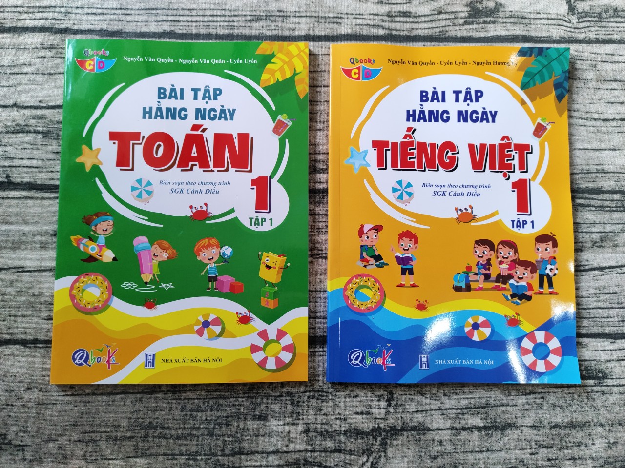 Sách Combo Bài Tập Hằng Ngày Toán, Tiếng Việt Lớp 1 Tập 1 - Cánh Diều