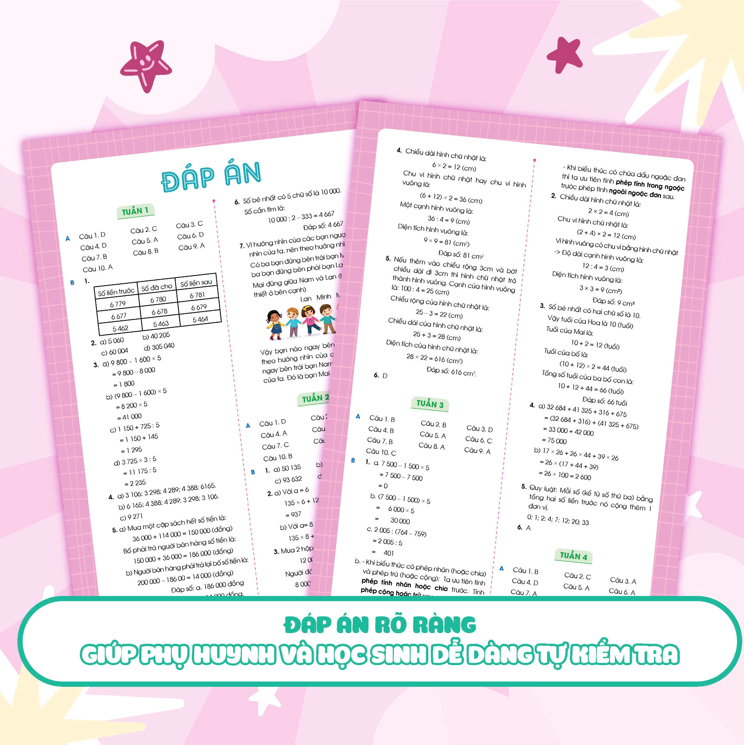Phiếu bài tập cuối tuần Toán lớp 4