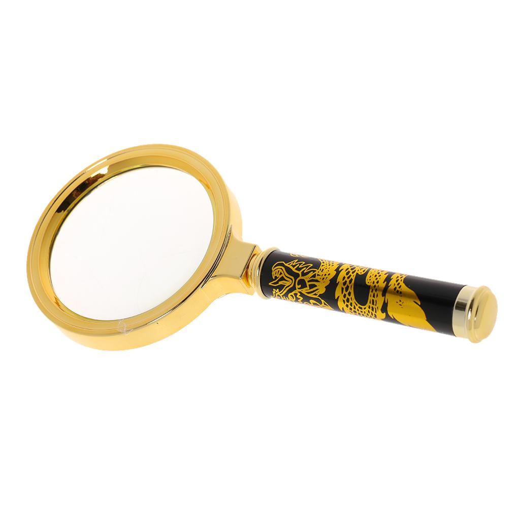70mm Hand Held Magnifying Glass Optical Reading Tool Hobby Loupe Loop Lens