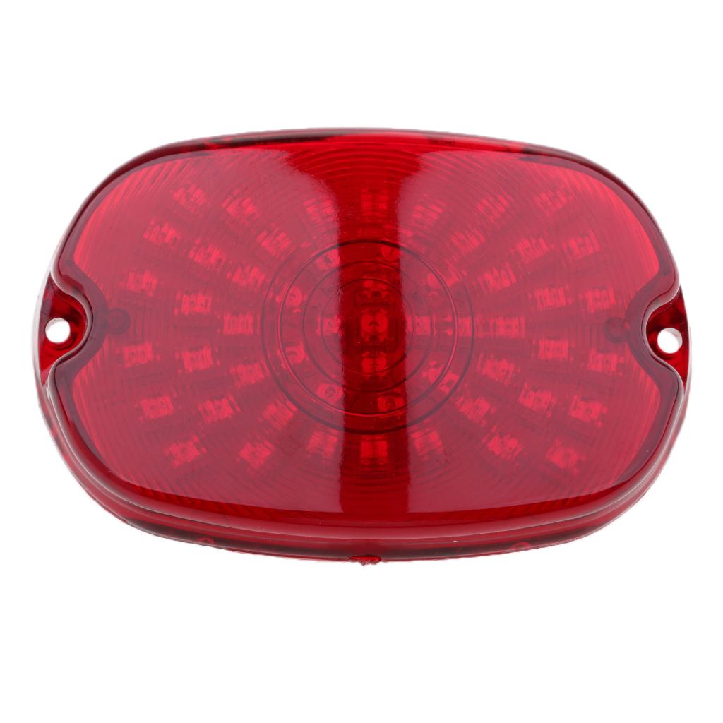Red Motorcycle LED Turn Signal Tail Light For 91-10 Harley Sportster Softail