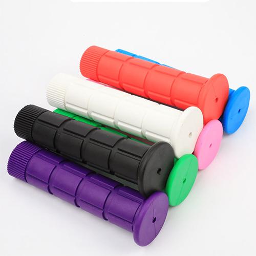 Cặp vỏ bọc tay lái xe đạp bằng cao su họa tiết hình vuông nhiều màu sắc tuỳ chọn cầm nắm thoải mái