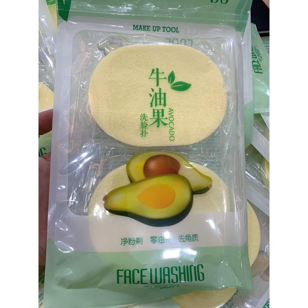 BÔNG RỬA MẶT BỘT BIỂN FACE WASHING