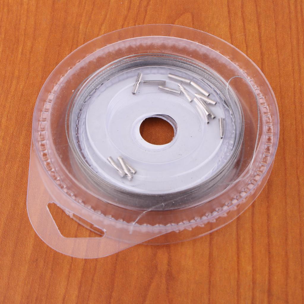Stainless Steel Fishing Leader Wire 7 Strands Fishing Leader Line 33ft/10LBS