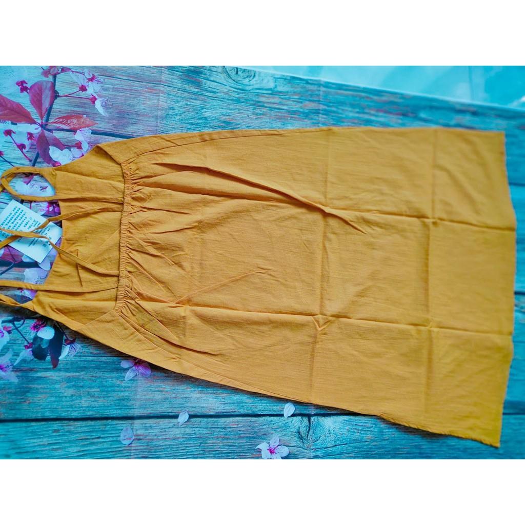 Váy 2 dây siêu xinh chất đũi siêu xinh