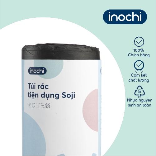 Túi rác tiện dụng Inochi - Soji 25L x 28 túi (Size M)(có quai cầm)