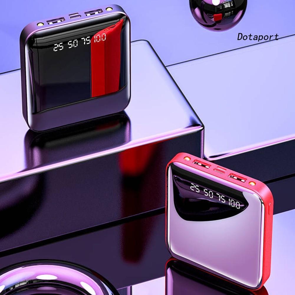 Pin Sạc Dự Phòng Mini Có Màn Hình Hiển Thị 20000mah Dành Cho Điện Thoại