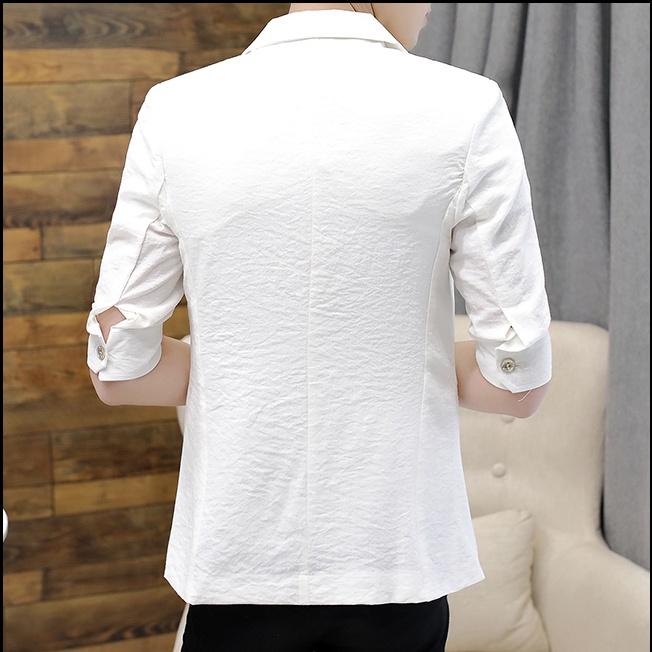 áo vest, áo vest nam tay lửng phong cách hàn quốc sang chảnh cool ngầu, chất vải thoáng mát đứng phom - H48