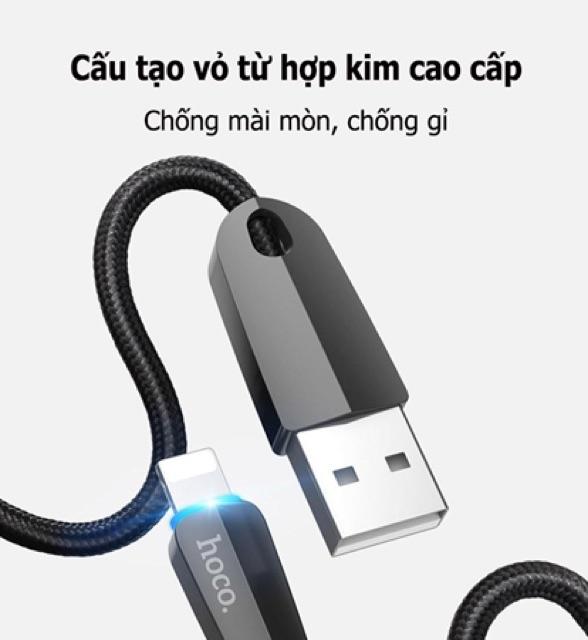 Cáp tự ngắt sạc cho iPhone HOCO U35 hàng chính hãng