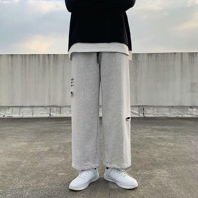 Quần dài ống rộng phong cách thời trang Hàn M-2Xl