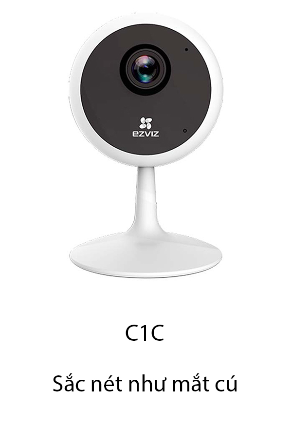 Camera IP Wifi Trong Nhà EZVIZ C1C 2MP 1080p - Hàng Chính Hãng - Thẻ 32G