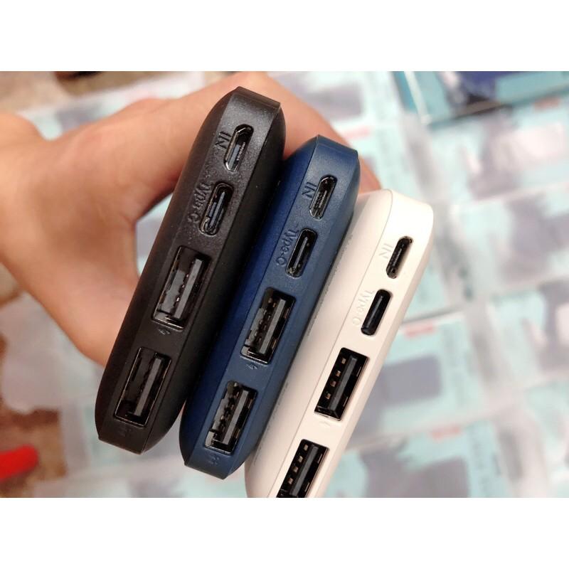 pin sạc dự phòng Remax Rpp-96 10000mah 2 cổng sạc ra sạc được nhiều thiết bị cùng lúc - Hàng chính hãng