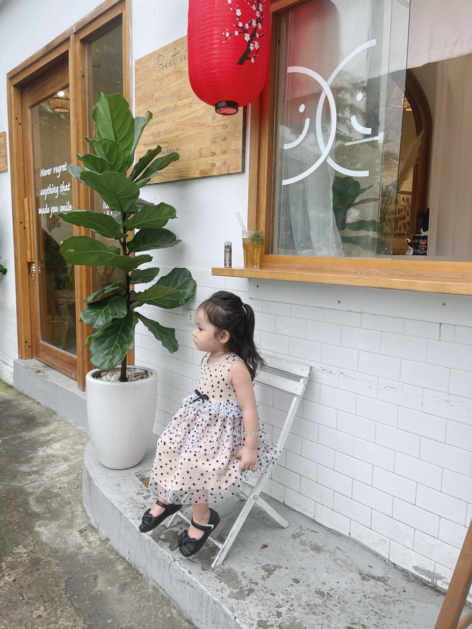 Váy tutu sao nhung đen Lennco