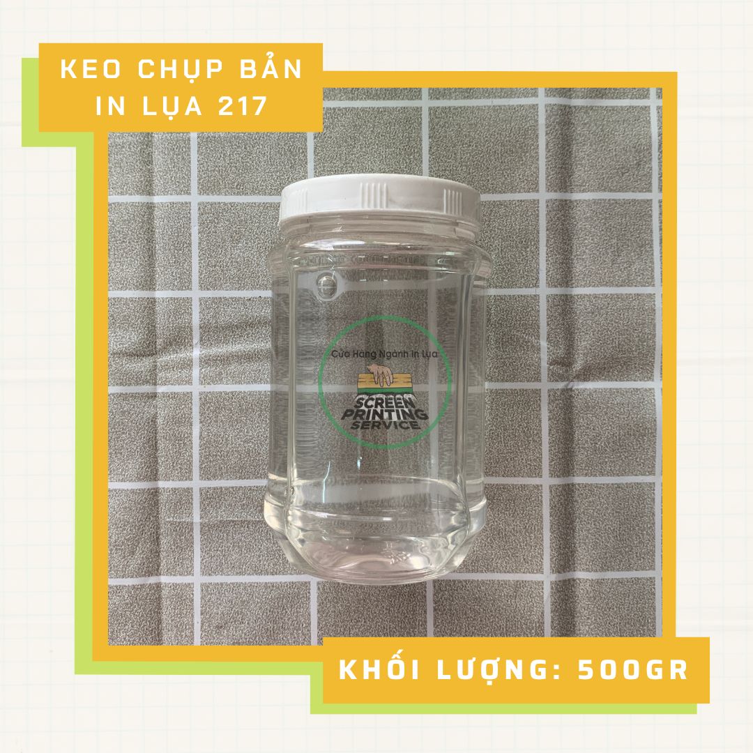 Keo chụp bản in lụa 217