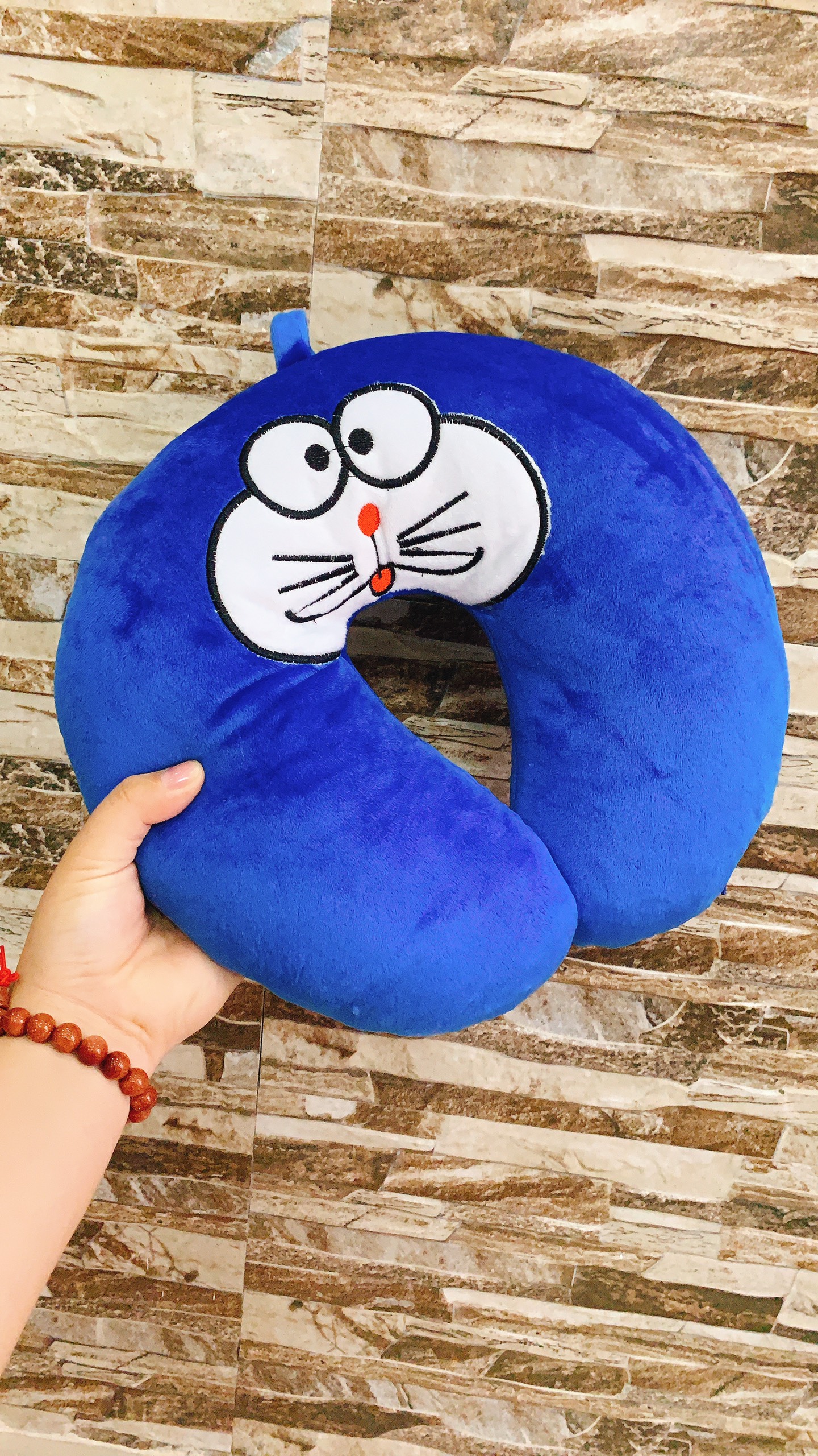 Gối Tựa Cổ Chữ U Hình Đoraemon Cute, Người Bạn Thân Trong Những Lần Vi Vu/ Chất Bông MRS Êm Ái Dễ Chịu Biểu Cảm Ngẫu Nhiên [GoiChuU